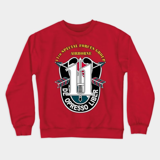 11th Special Forces Group Crewneck Sweatshirt by MBK